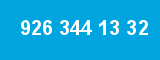 926 344 13 32